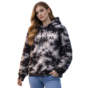 tie dye "soulcal" hoodie